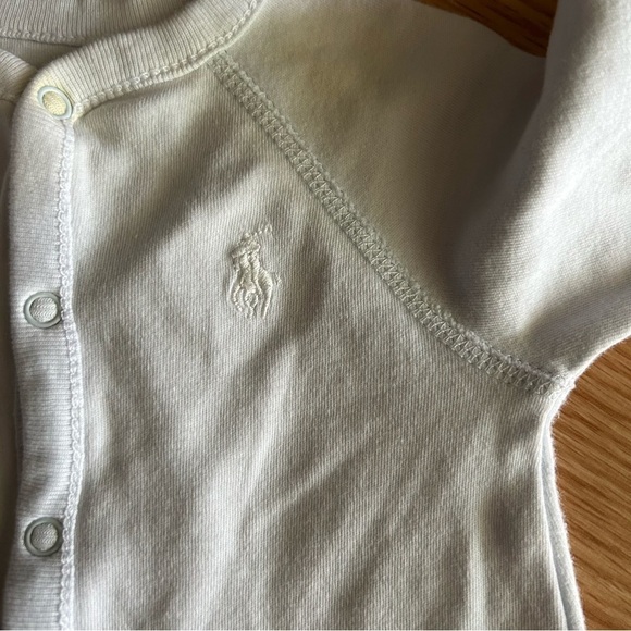 Ralph Lauren Light Blue Logo Onesie 3 Months - Picture 5 of 7